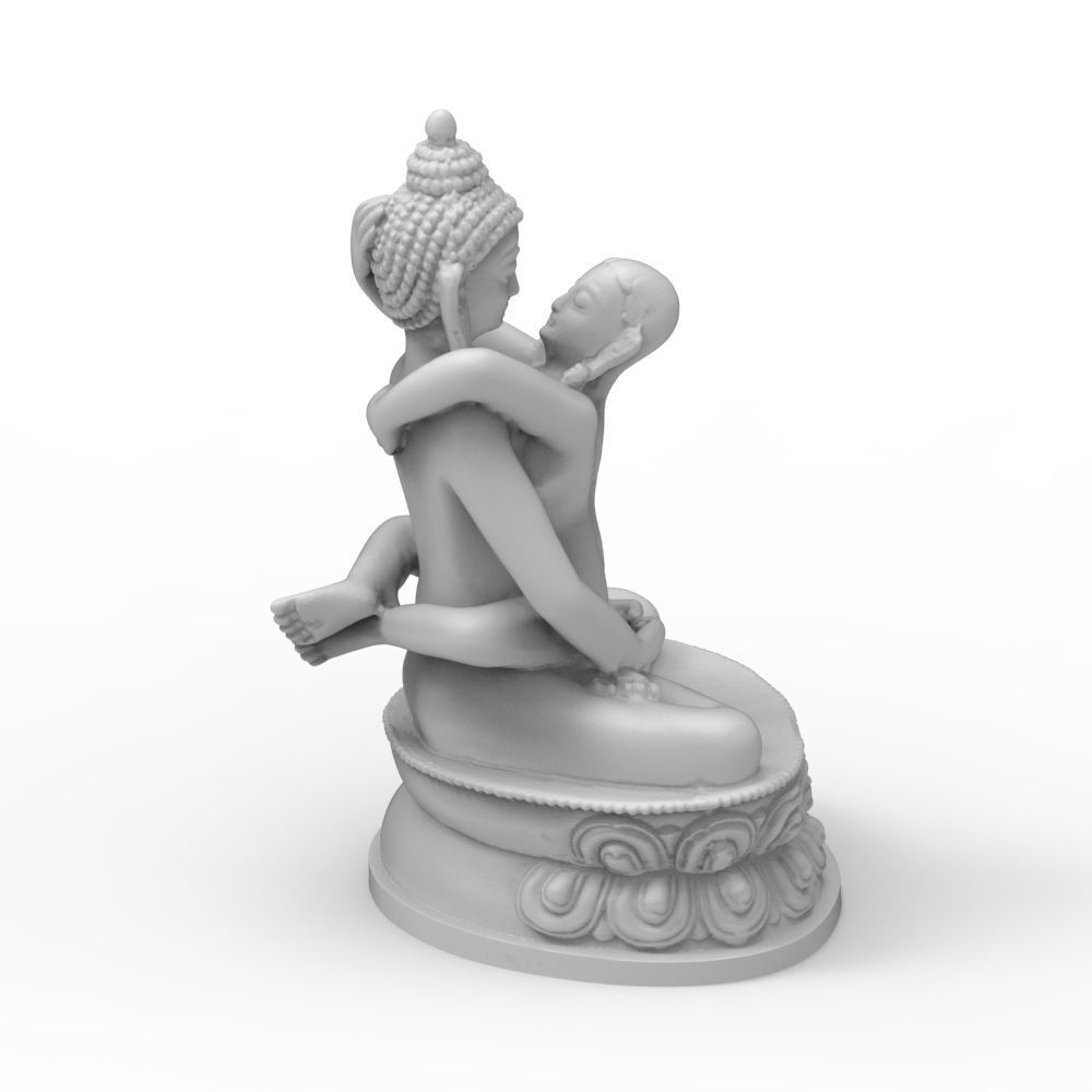 Buddha Samantabhadra 3D print model_13