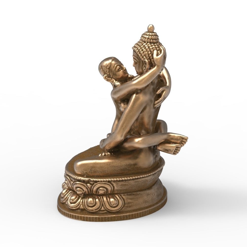 Buddha Samantabhadra 3D print model_4
