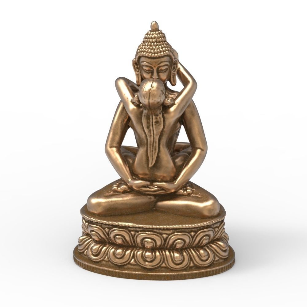 Buddha Samantabhadra 3D print model_1