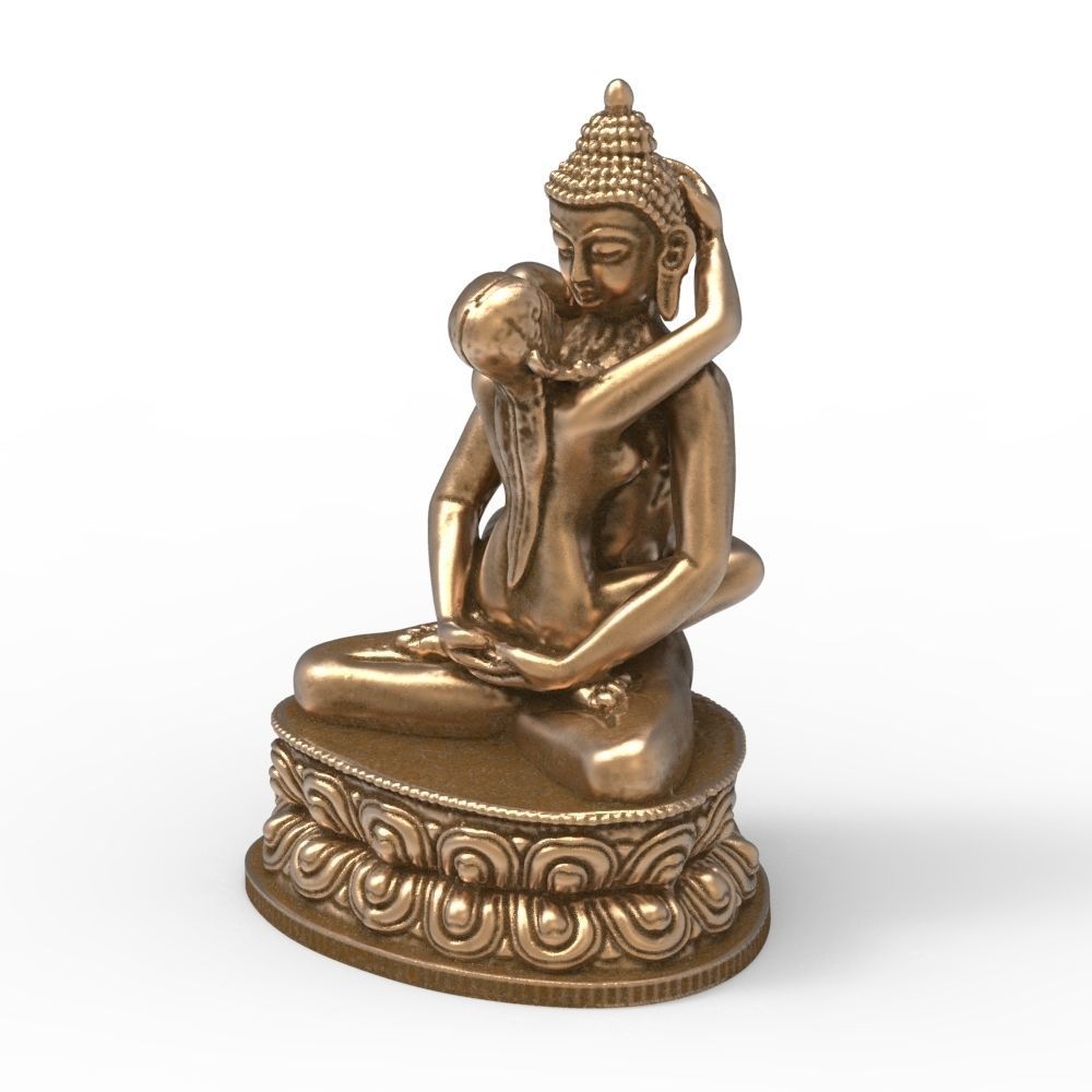 Buddha Samantabhadra 3D print model_2