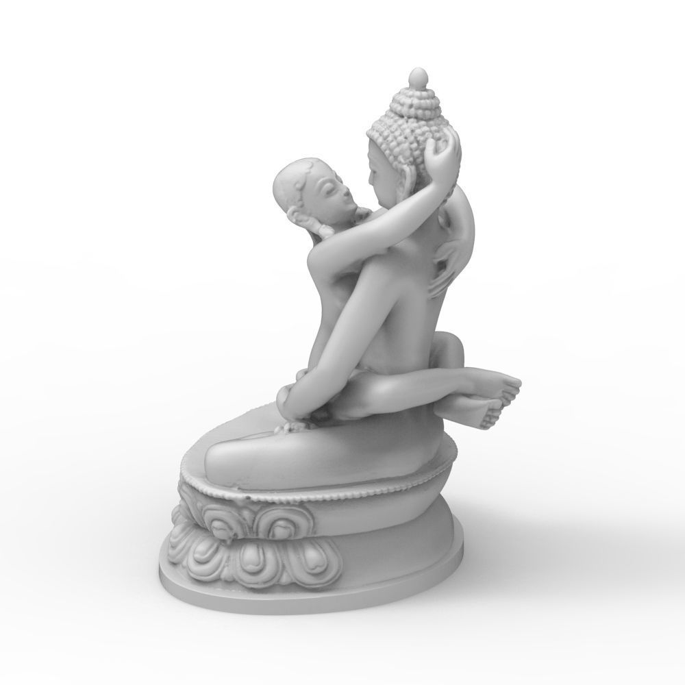 Buddha Samantabhadra 3D print model_14