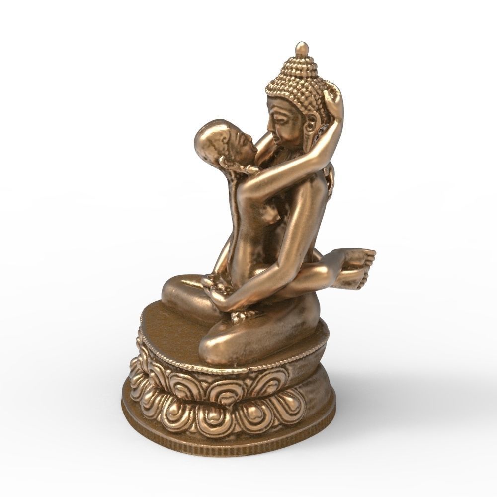 Buddha Samantabhadra 3D print model_3