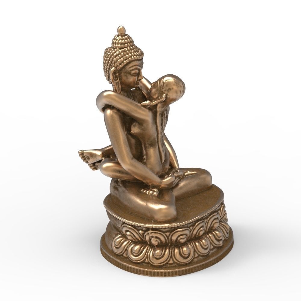 Buddha Samantabhadra 3D print model_9