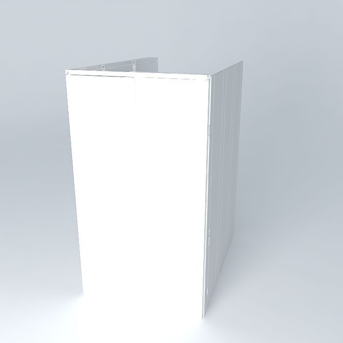 Closet doors Free 3D model_1