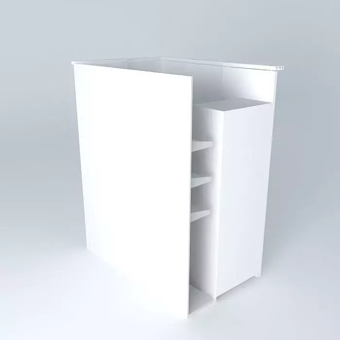 Closet doors Free 3D model_0