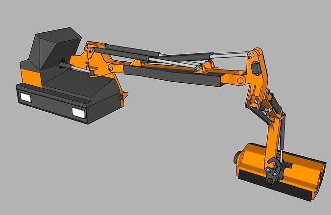 Epareuse Ferri TKD 560 - Ferri TKD 560 mower  3D model