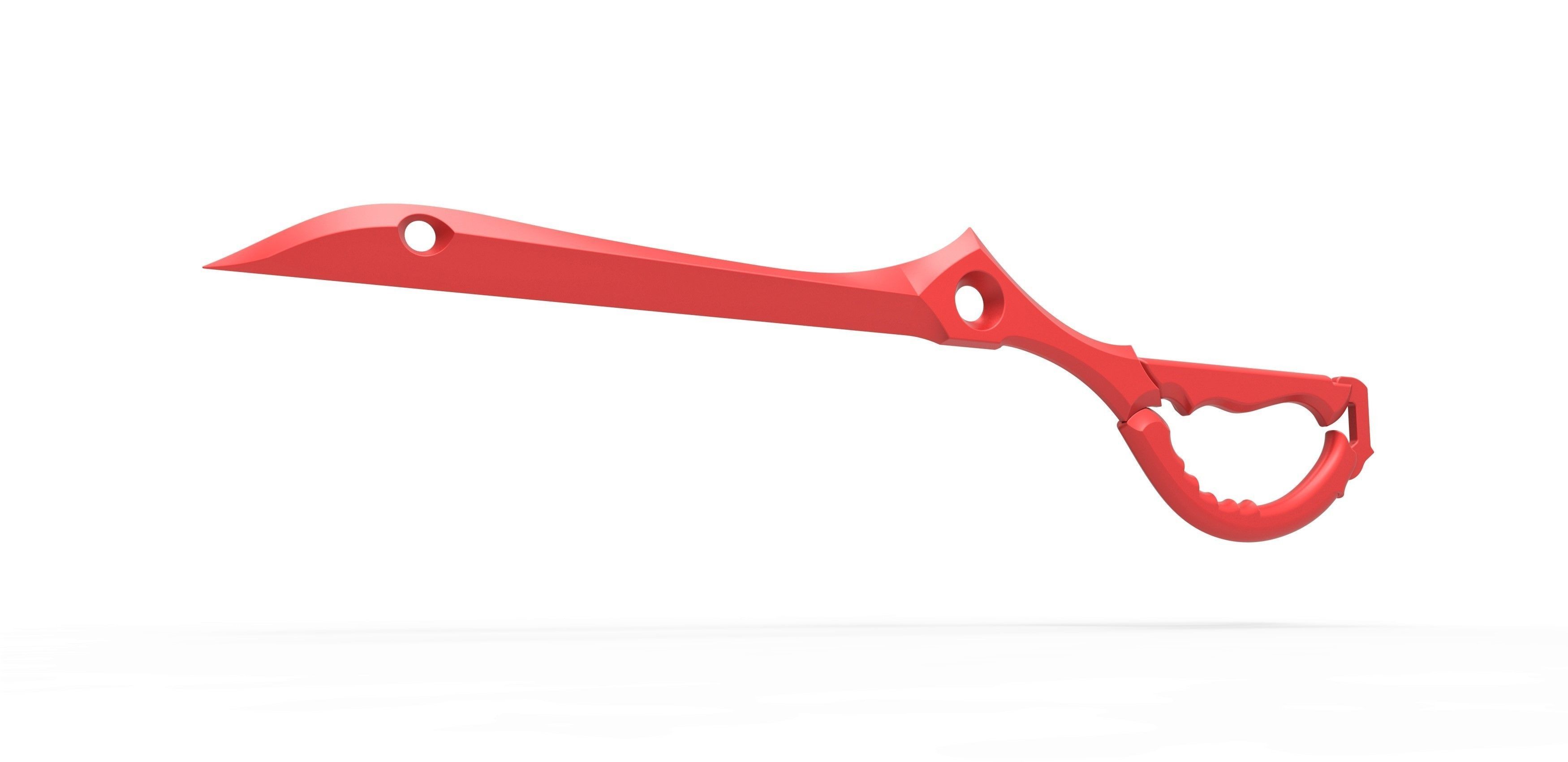 Scissor blade Sword of Ryuko Matoi from Kill La Kill 3D print model_1