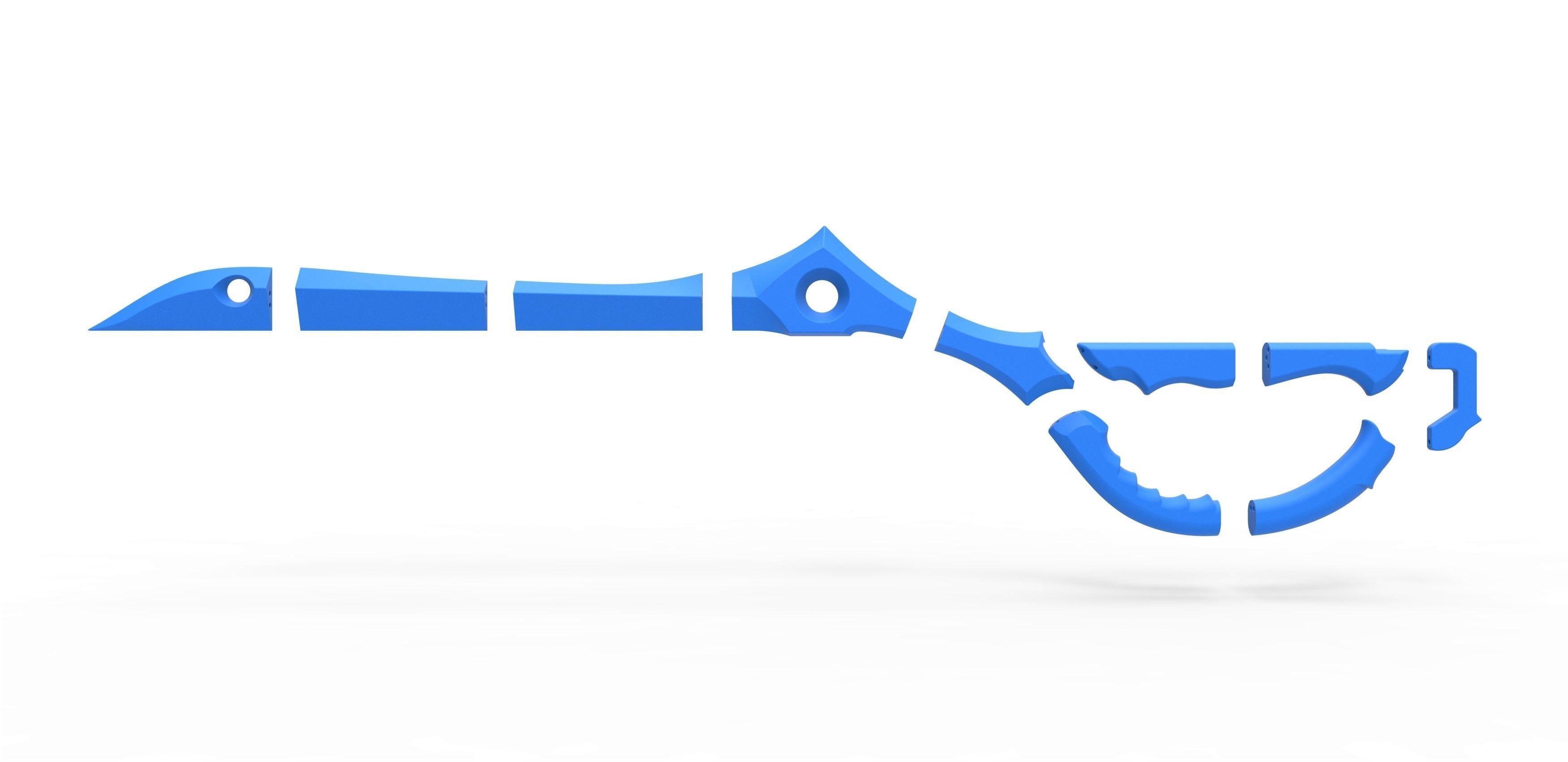 Scissor blade Sword of Ryuko Matoi from Kill La Kill 3D print model_31