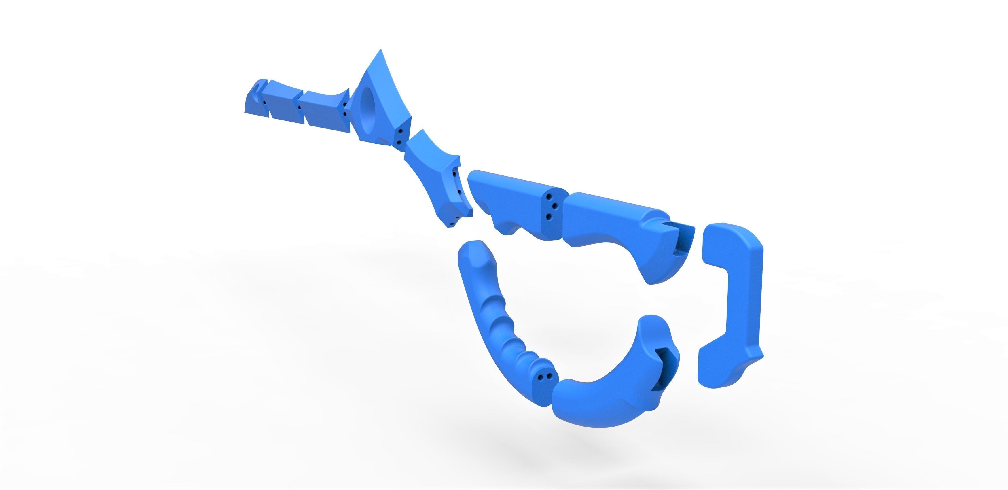 Scissor blade Sword of Ryuko Matoi from Kill La Kill 3D print model_33