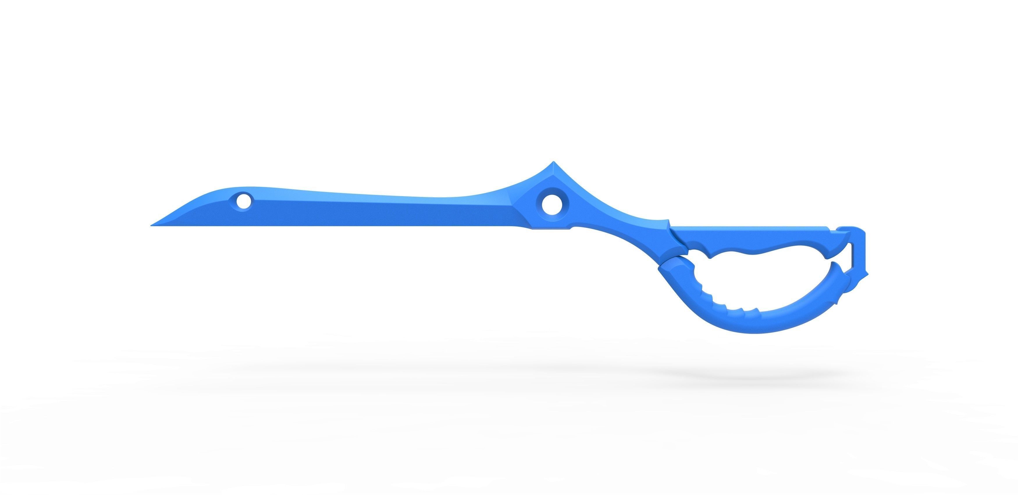 Scissor blade Sword of Ryuko Matoi from Kill La Kill 3D print model_19