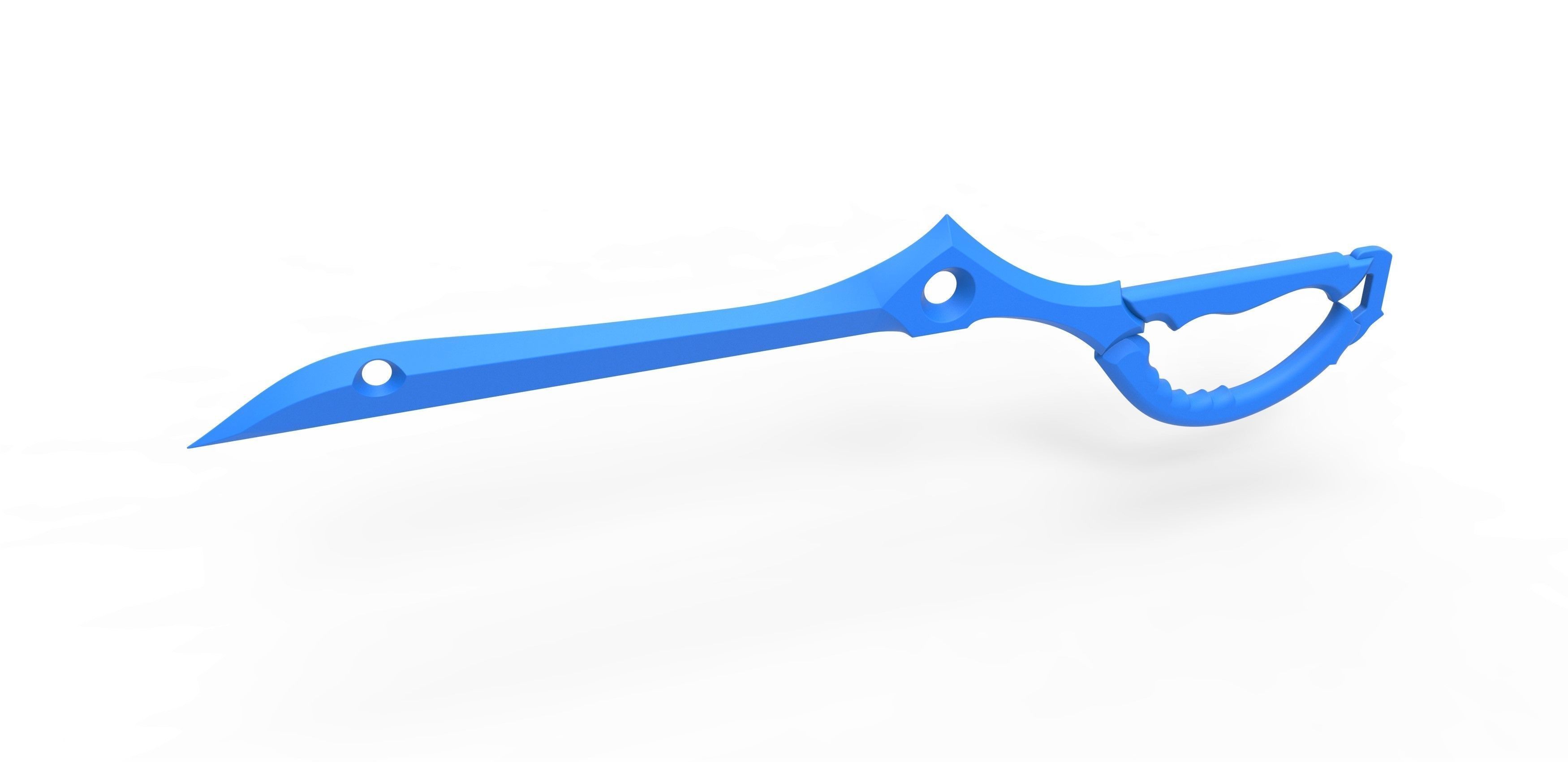 Scissor blade Sword of Ryuko Matoi from Kill La Kill 3D print model_14