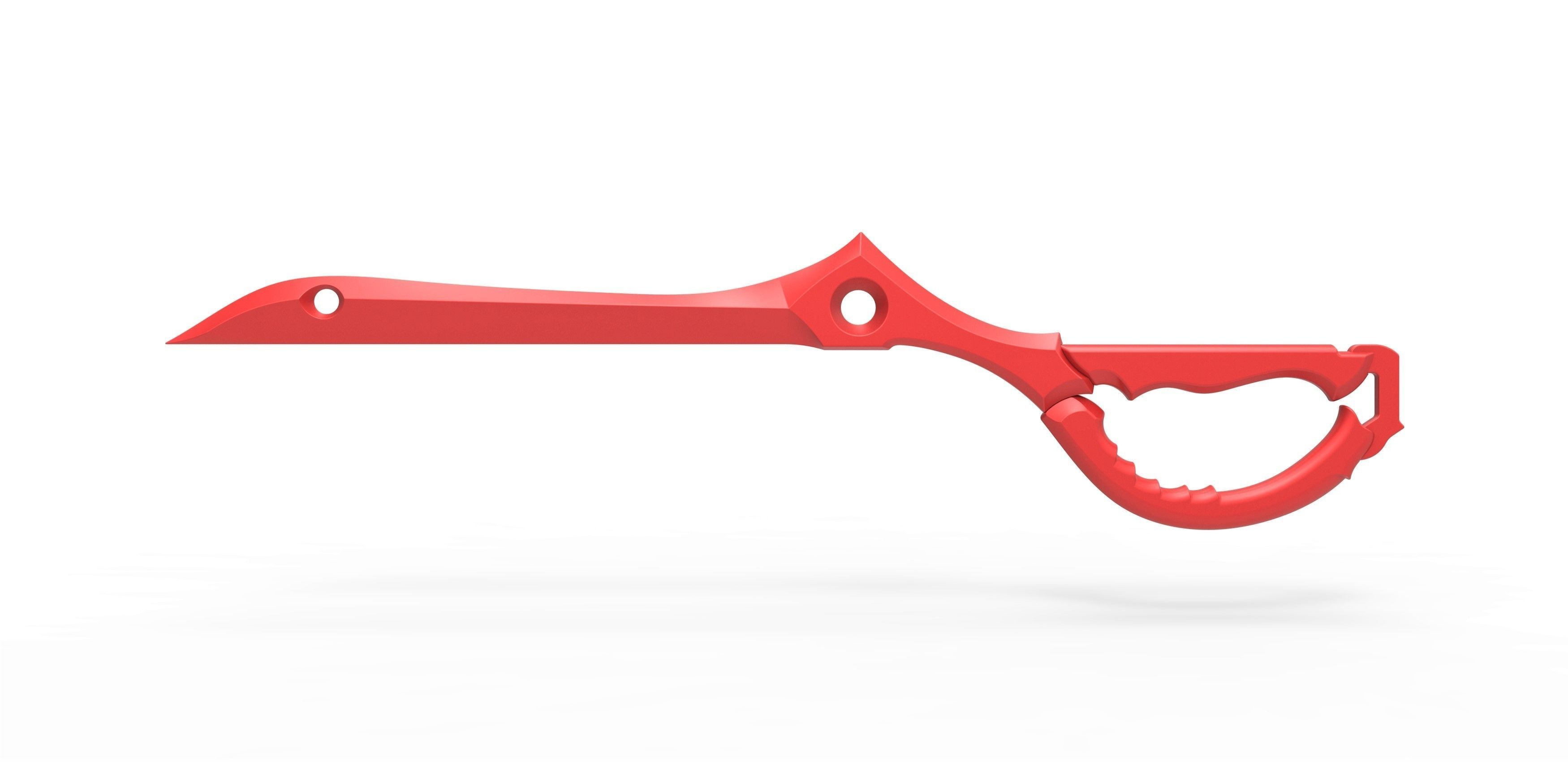 Scissor blade Sword of Ryuko Matoi from Kill La Kill 3D print model_5