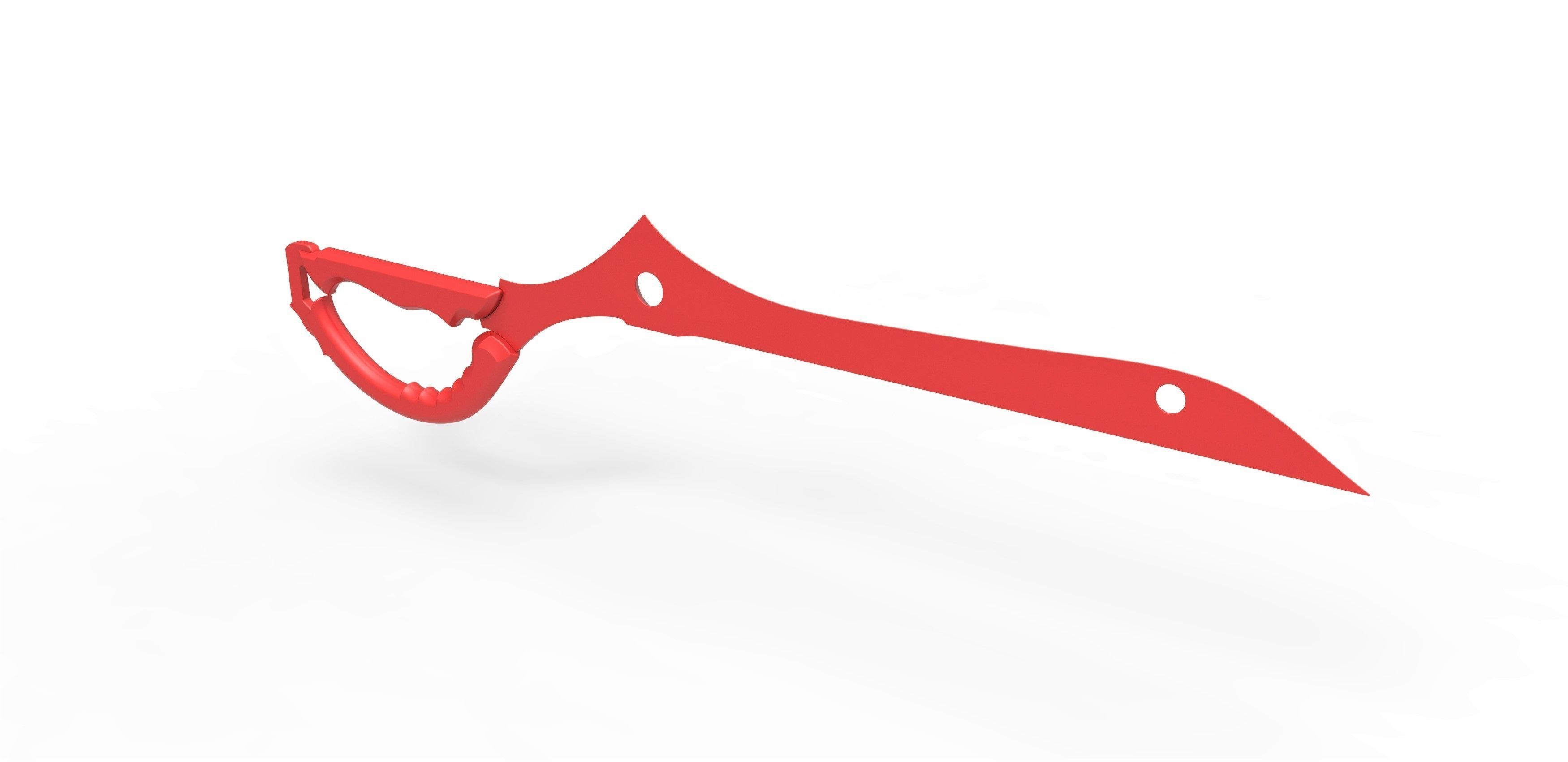 Scissor blade Sword of Ryuko Matoi from Kill La Kill 3D print model_13
