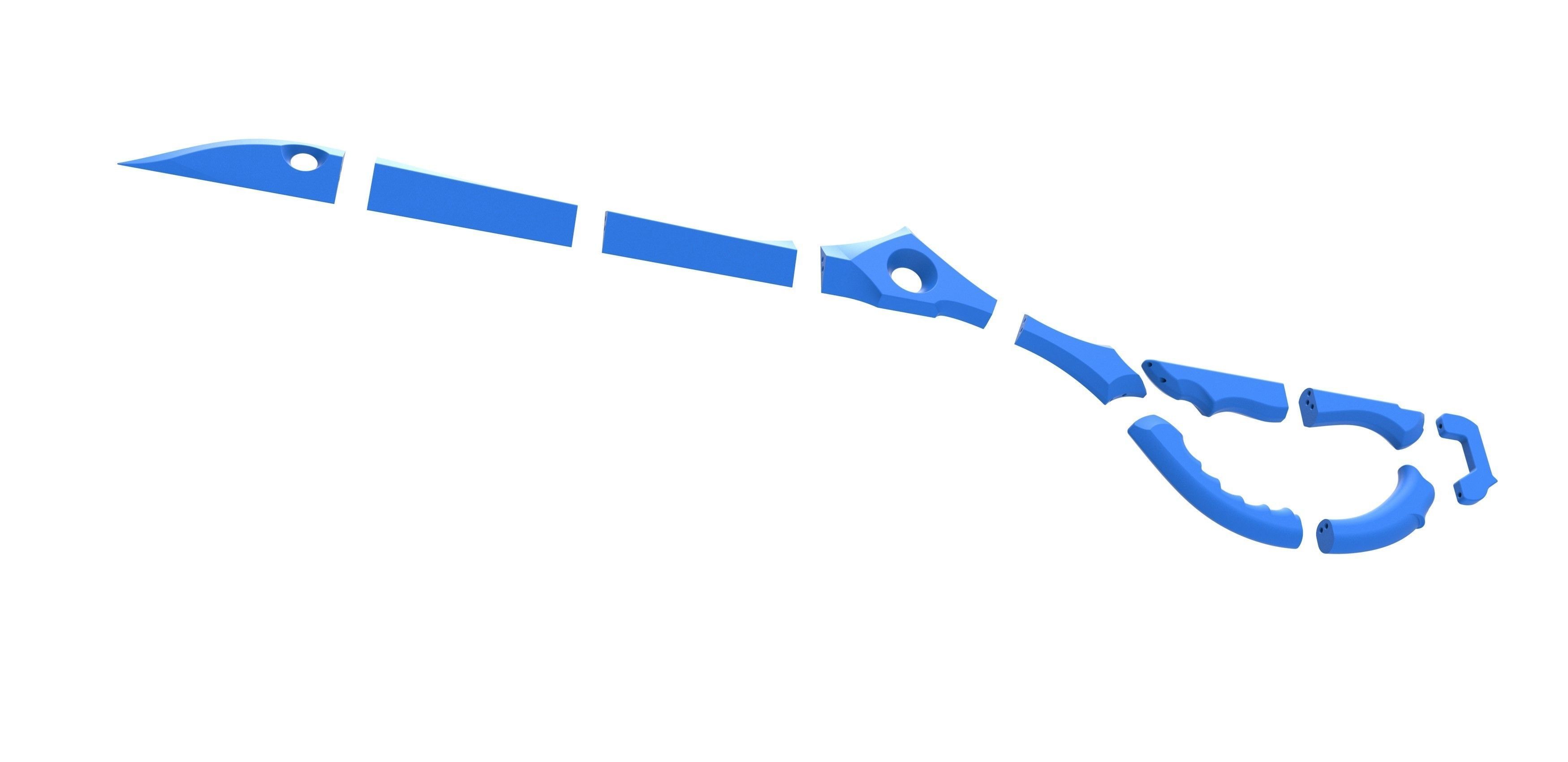 Scissor blade Sword of Ryuko Matoi from Kill La Kill 3D print model_29