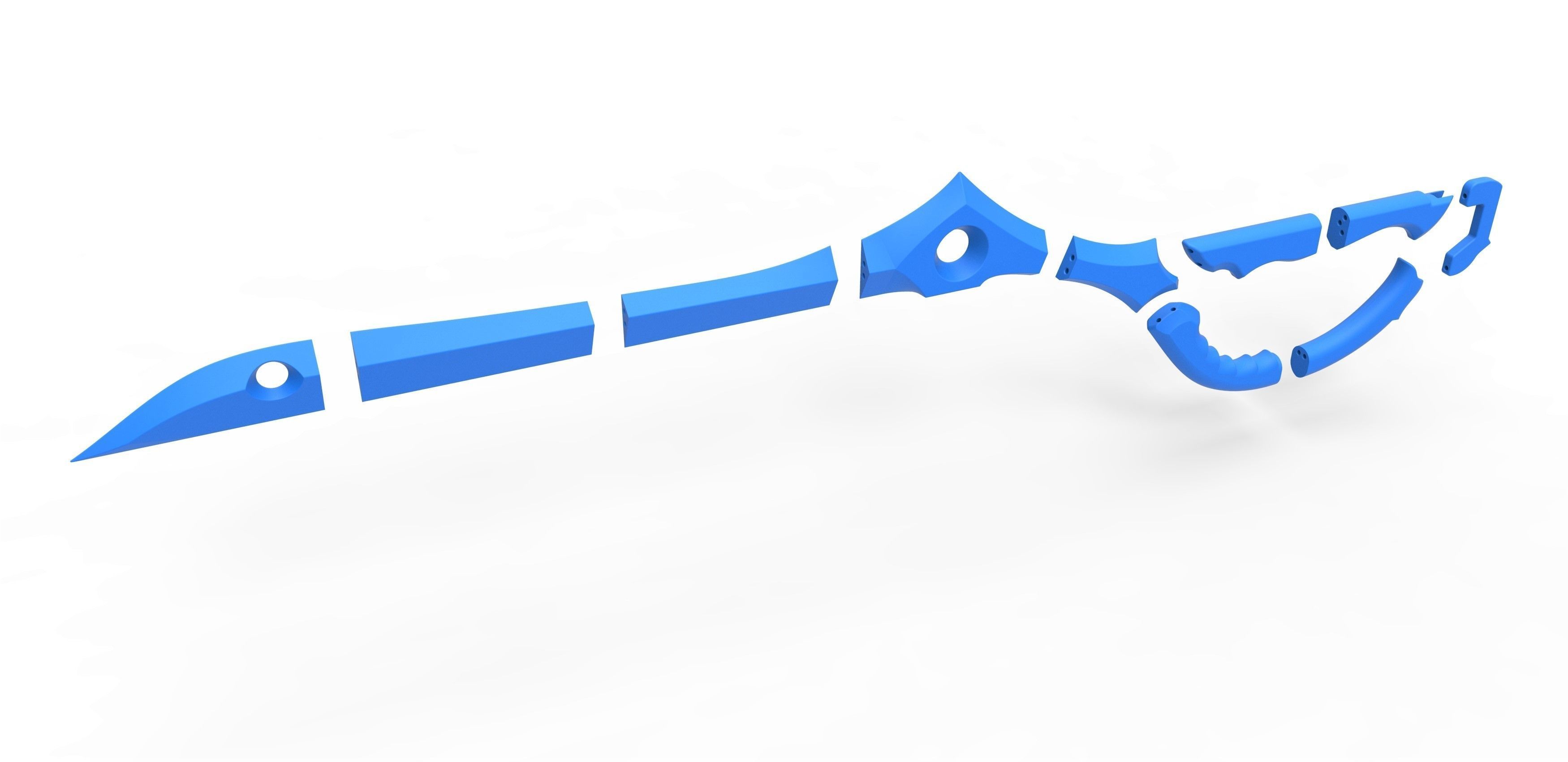 Scissor blade Sword of Ryuko Matoi from Kill La Kill 3D print model_28