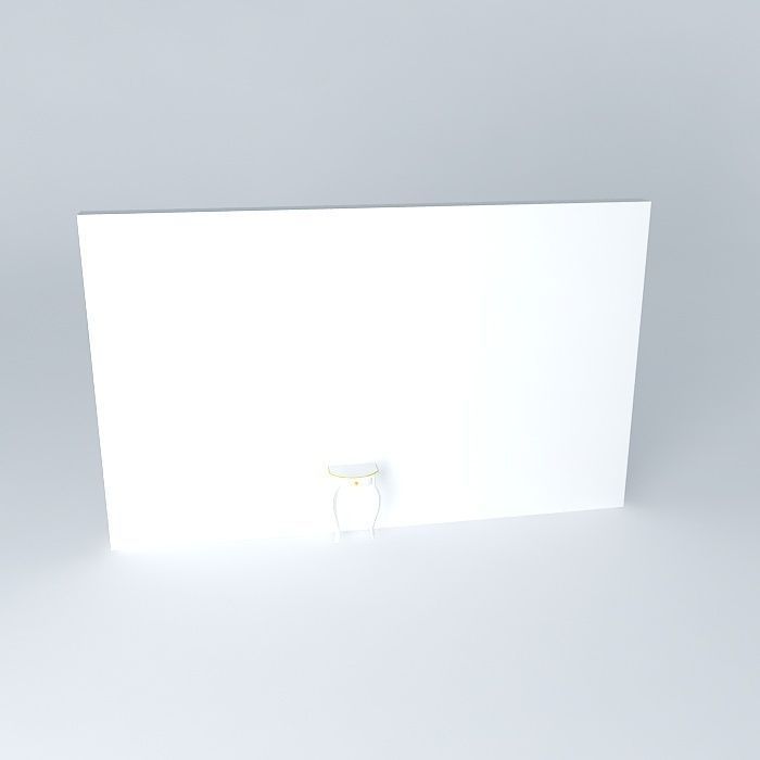 FURNITURE rectangle Free 3D model_2