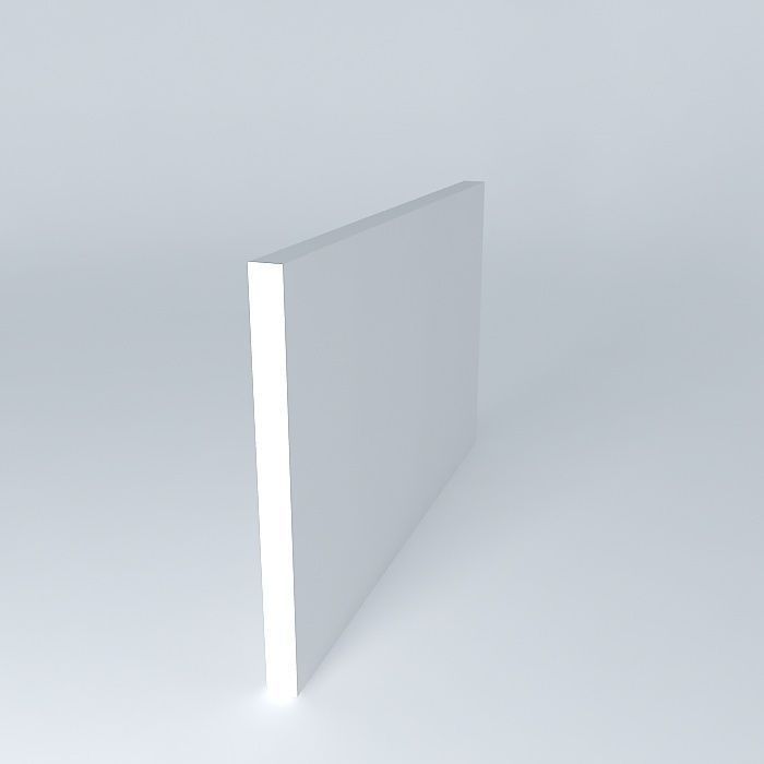 FURNITURE rectangle Free 3D model_1