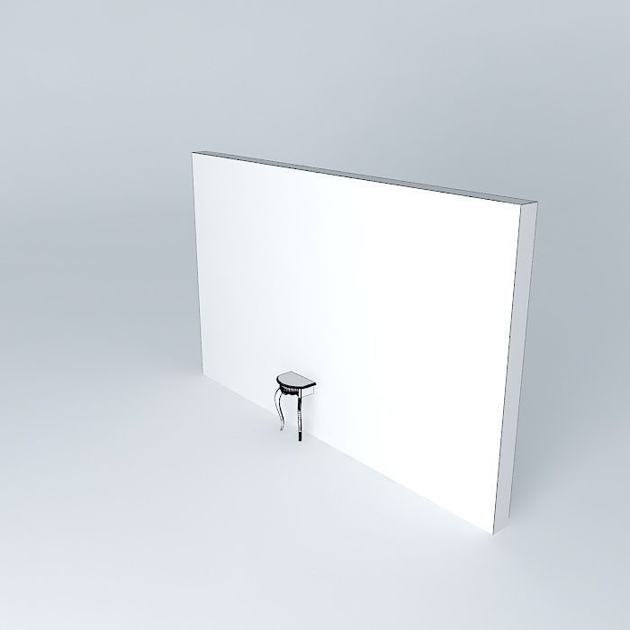 FURNITURE rectangle Free 3D model_4