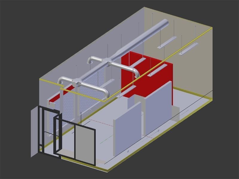 Small Retail Space 3D model_4