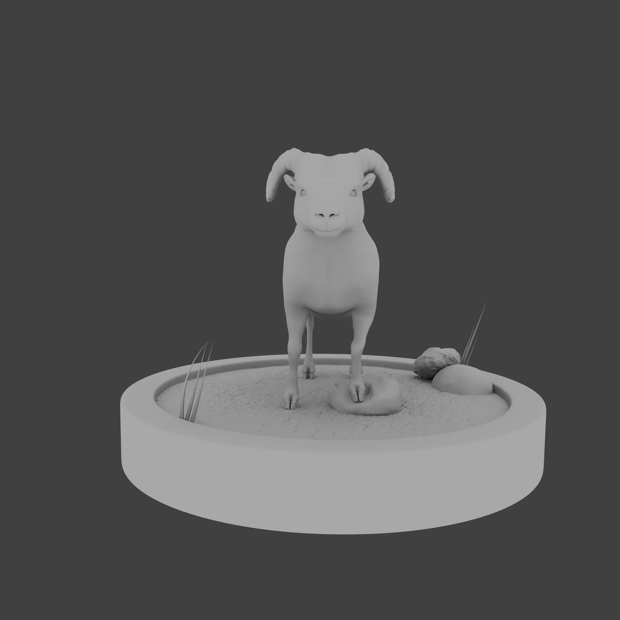 carnero sheep 3D print model