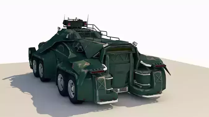 Sci-Fi Military Car