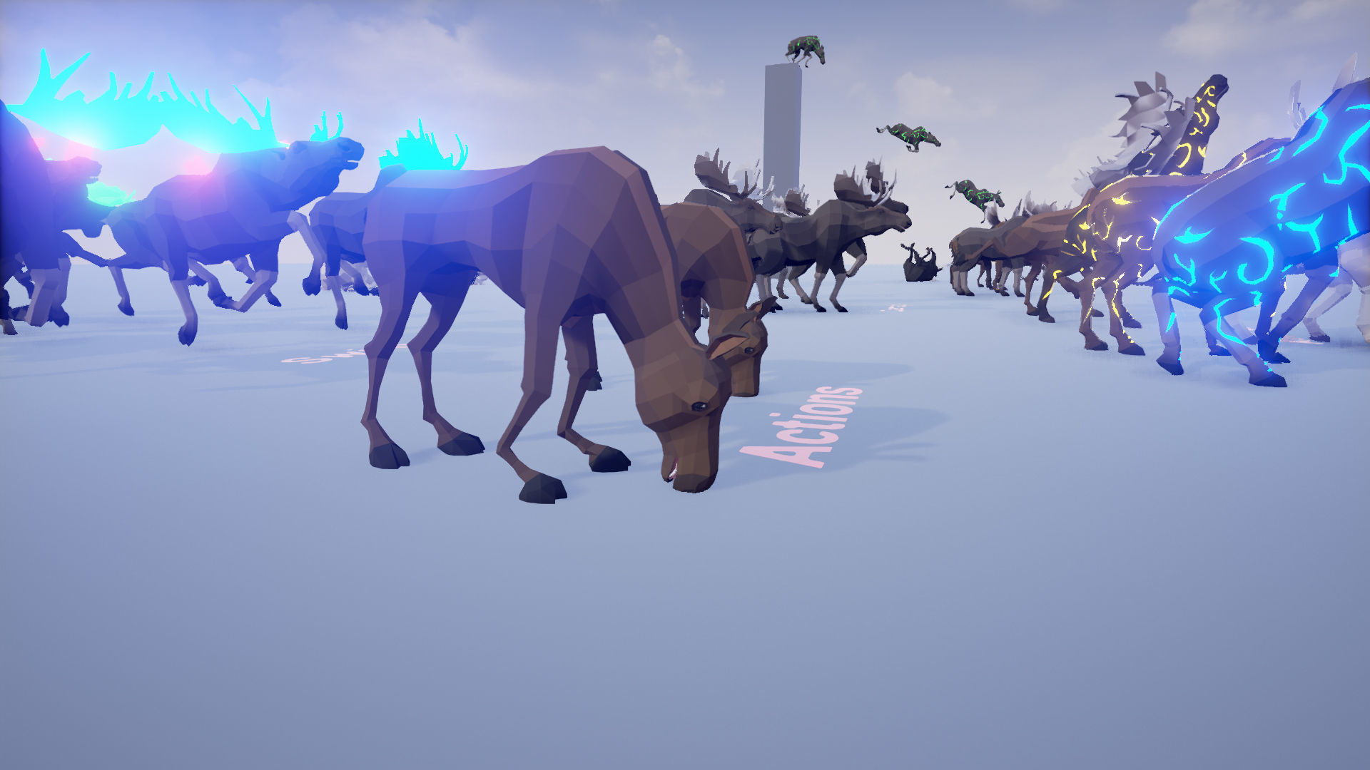 Poly Art Moose Low-poly 3D model_9