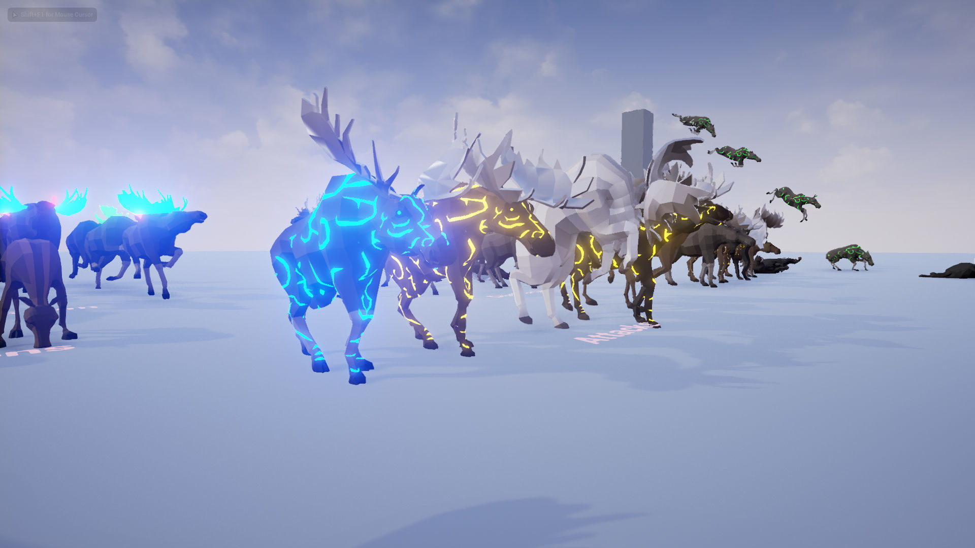 Poly Art Moose Low-poly 3D model_11