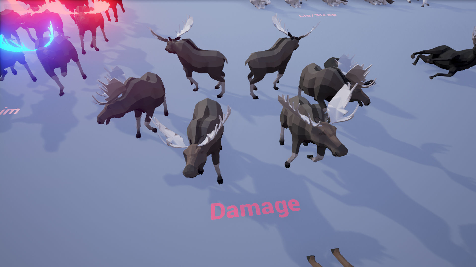 Poly Art Moose Low-poly 3D model_8