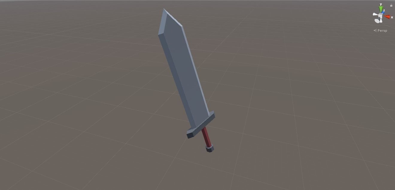 Swords - 3D Model Low-Poly sword Free low-poly 3D model_2
