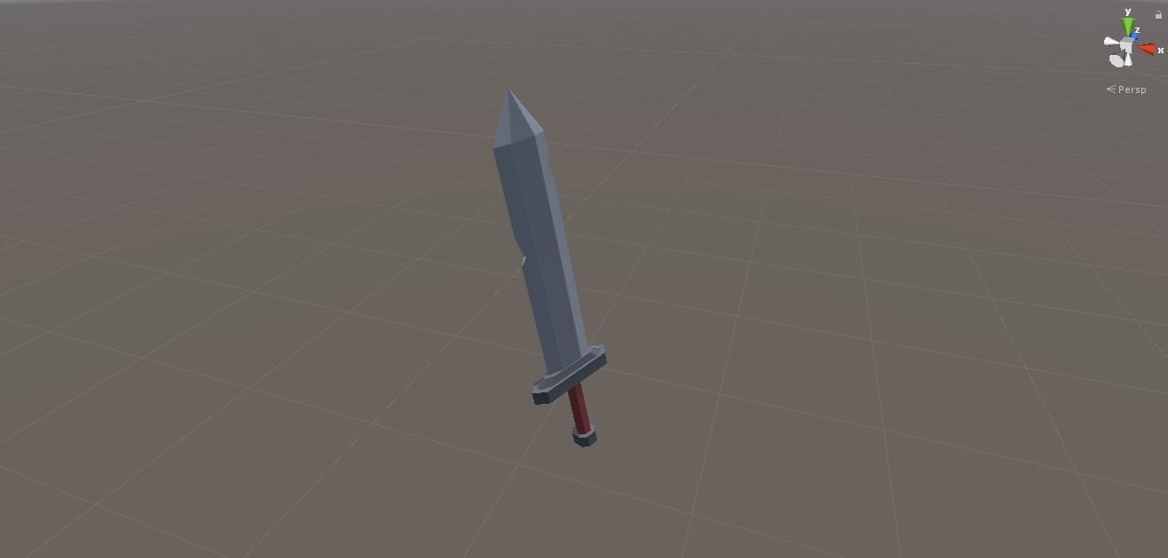 Swords - 3D Model Low-Poly sword Free low-poly 3D model_9