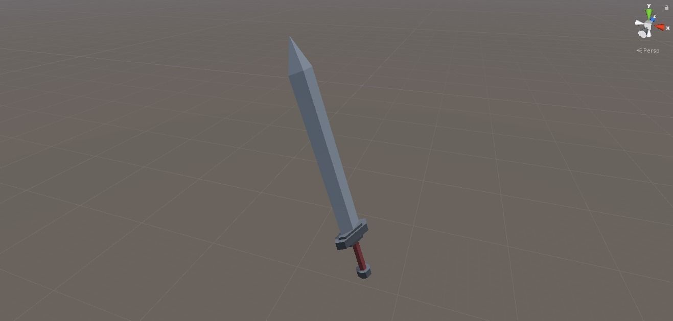 Swords - 3D Model Low-Poly sword Free low-poly 3D model_4