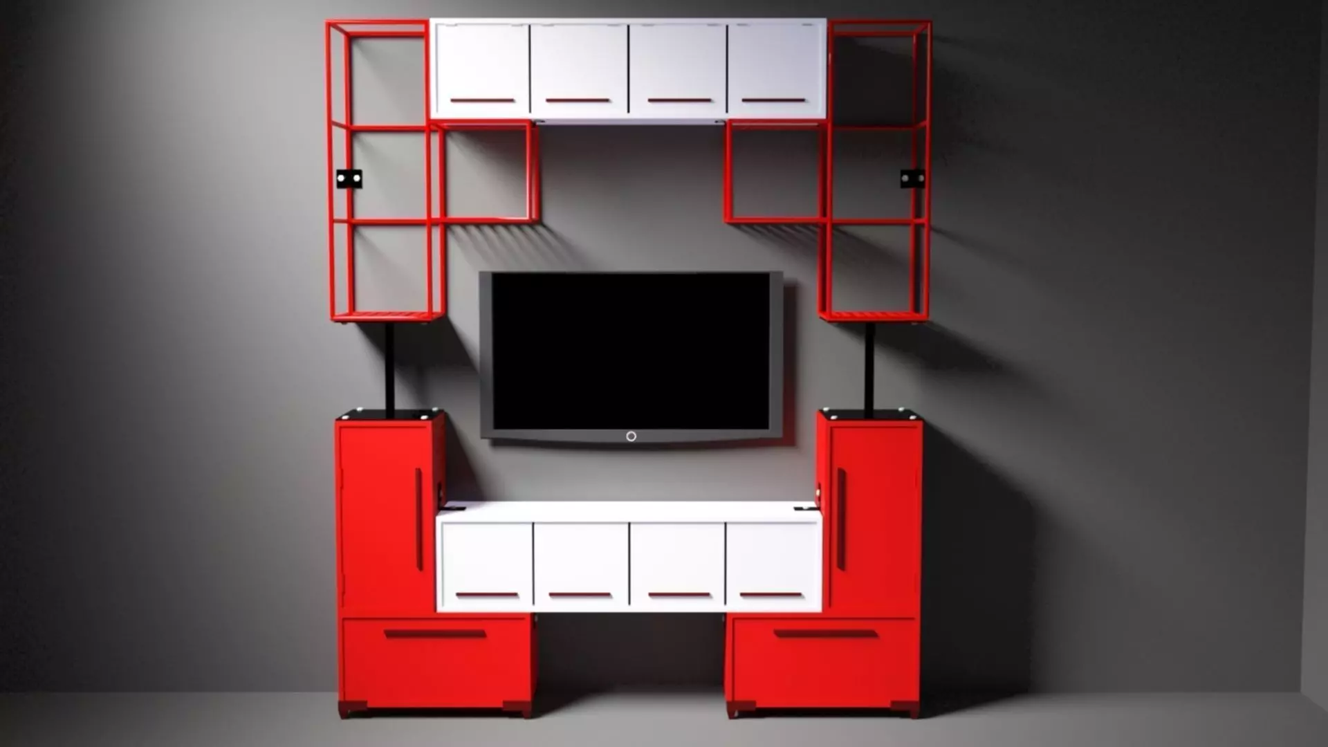 Tetris Sideboard Free 3D print model