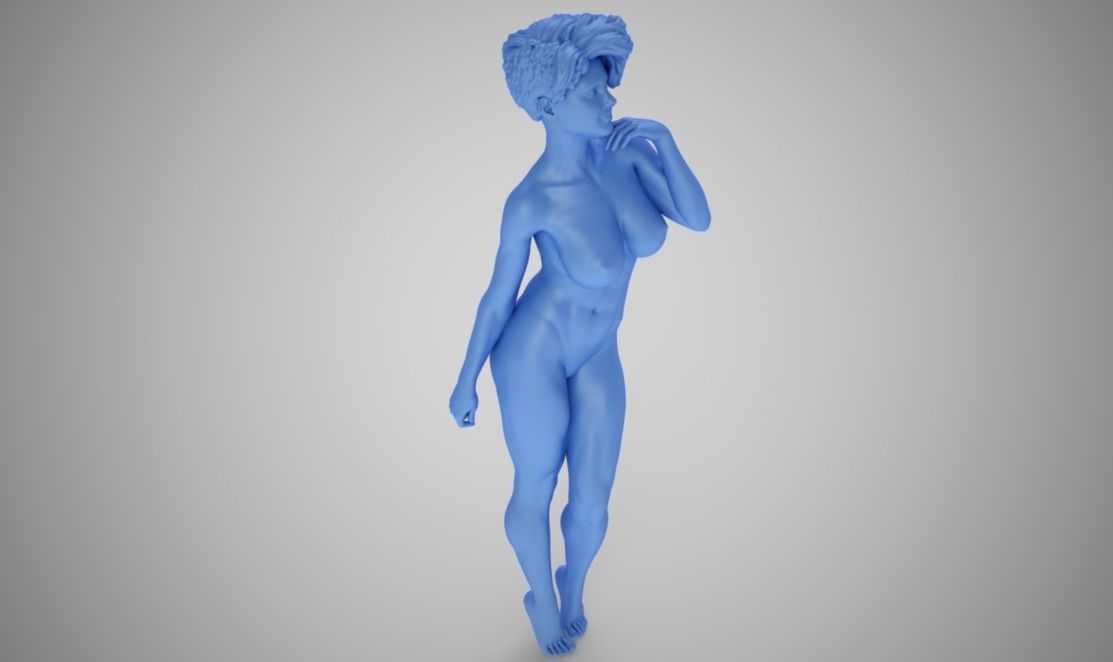 Glamor Woman 3D print model_7