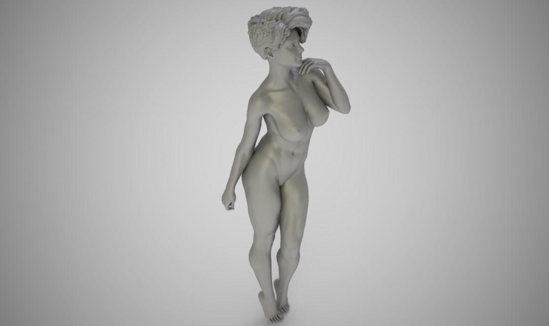 Glamor Woman 3D print model_4