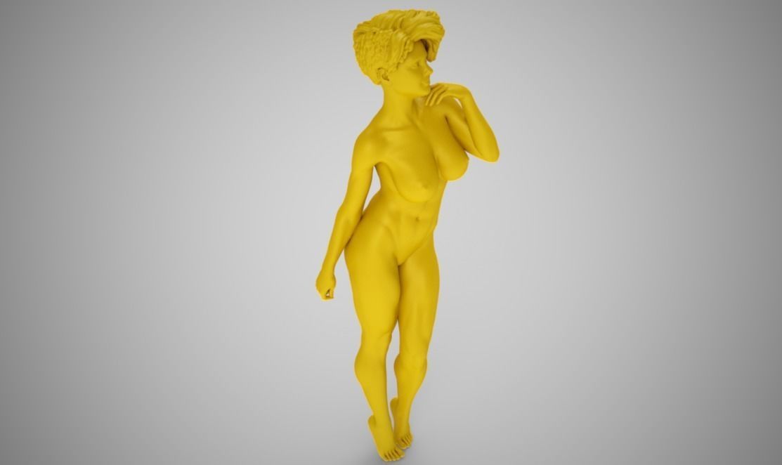 Glamor Woman 3D print model_8