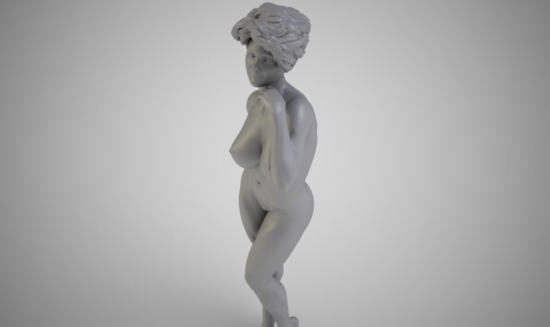 Glamor Woman 3D print model_3