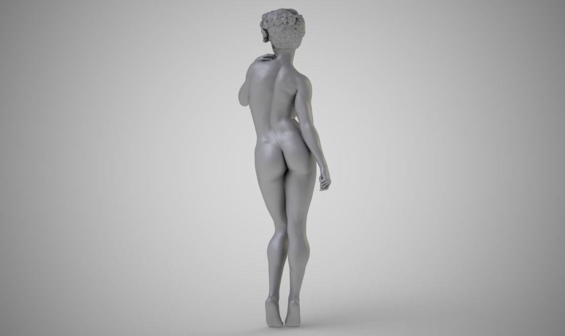 Glamor Woman 3D print model_2