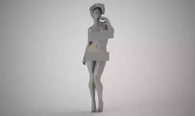 Glamor Woman 3D print model