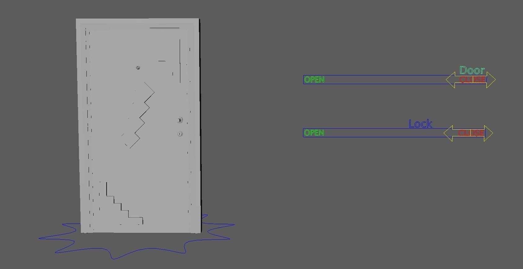 Door Pack - 4 Low-poly 3D model_31