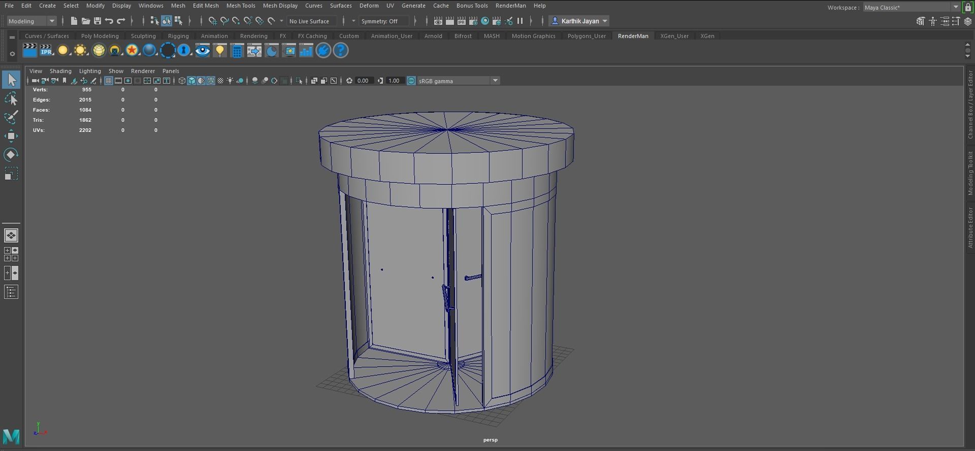 Door Pack - 4 Low-poly 3D model_14