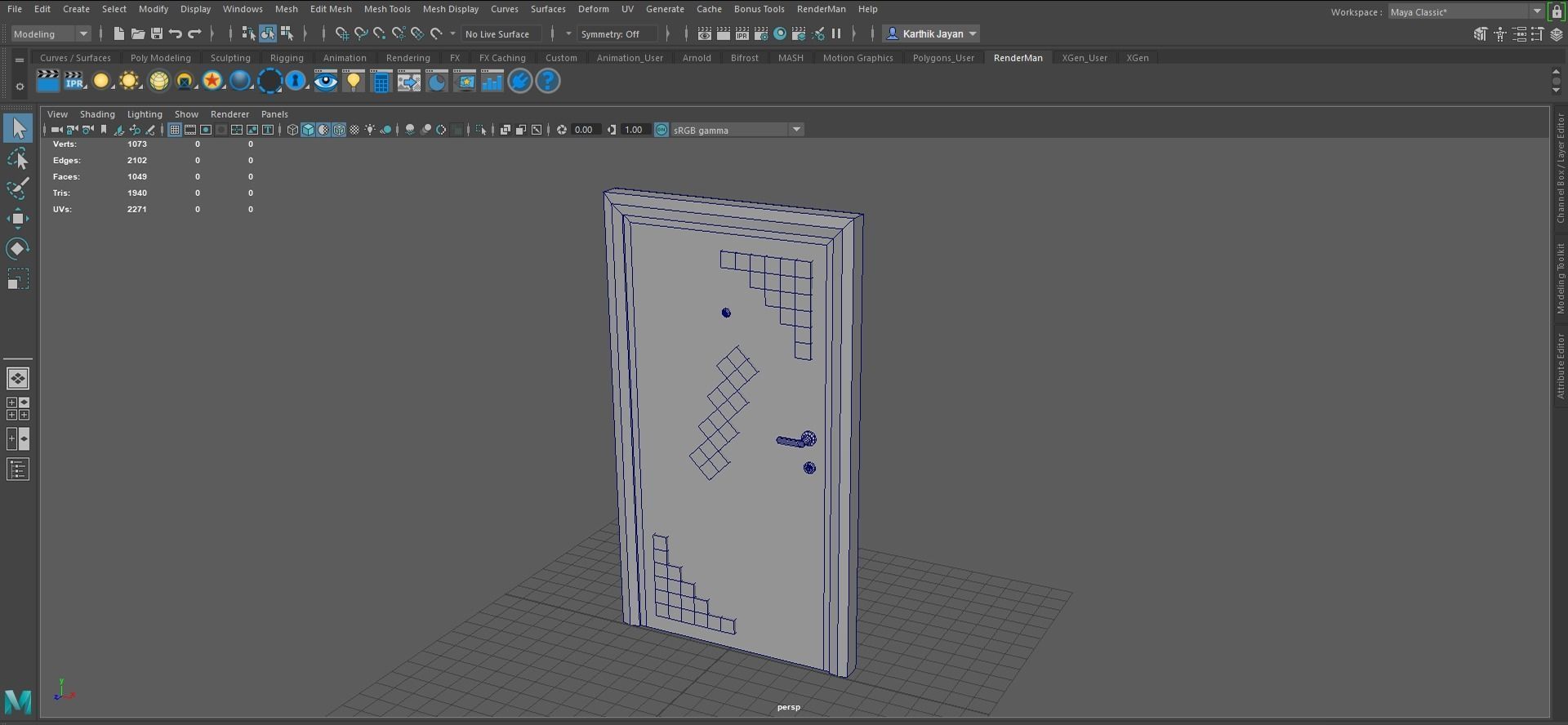Door Pack - 4 Low-poly 3D model_30