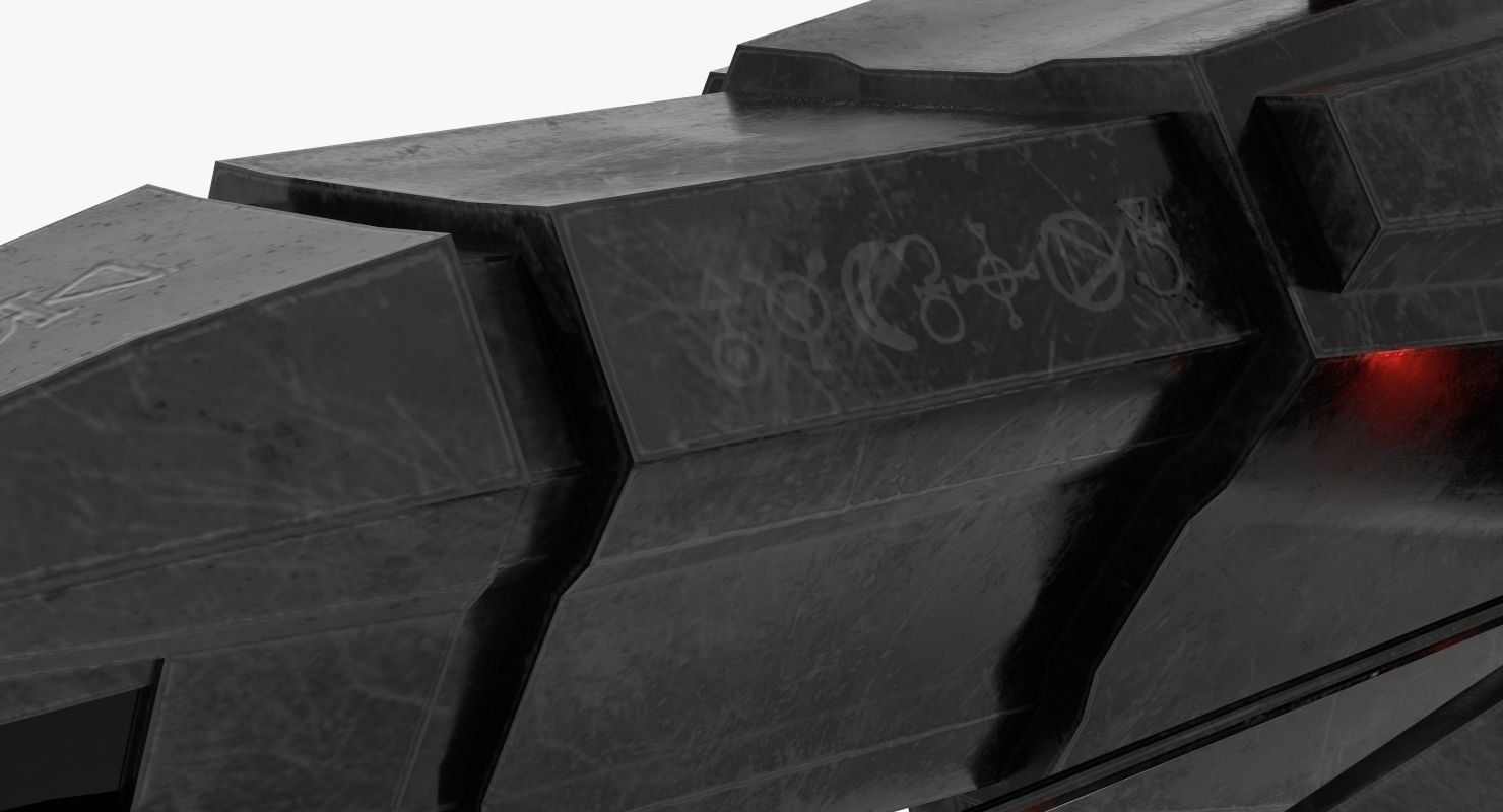 Alien Fighter Low-poly 3D model_8