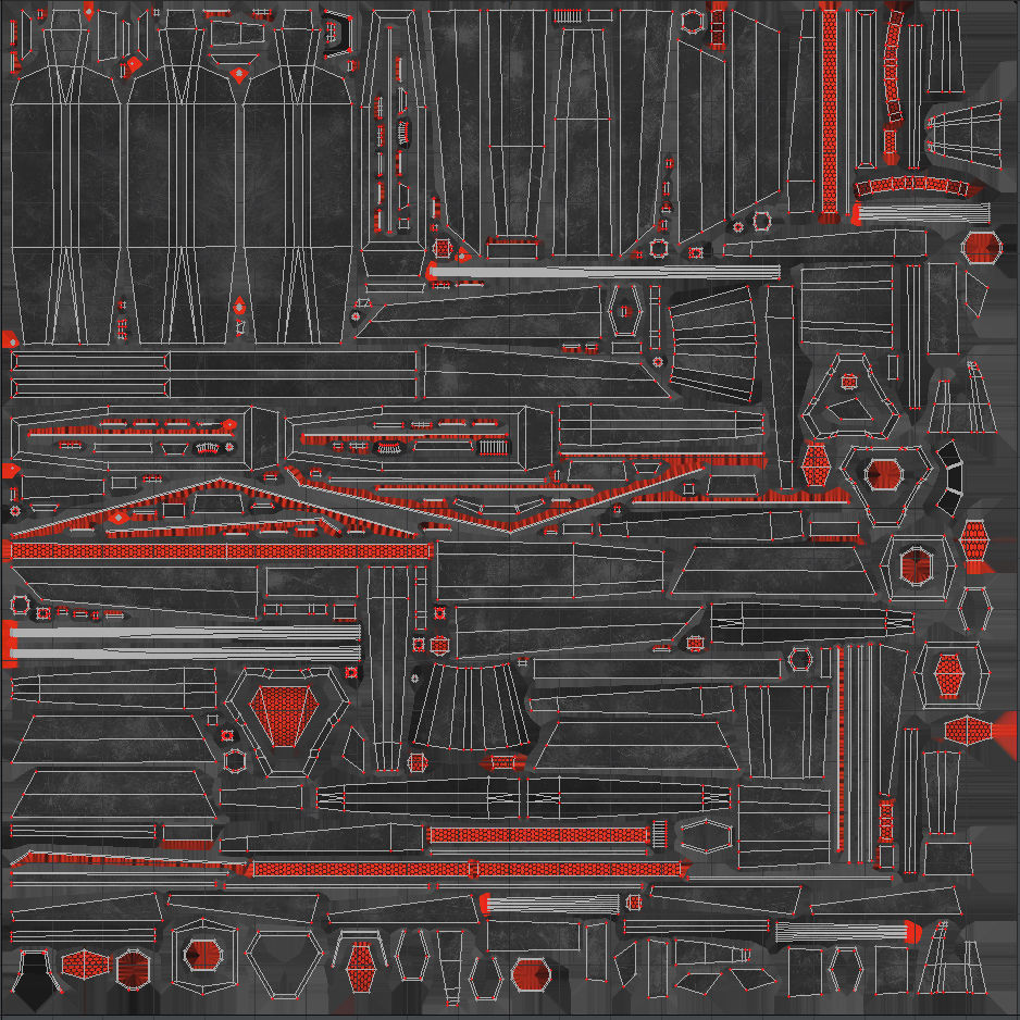 Alien Fighter Low-poly 3D model_25