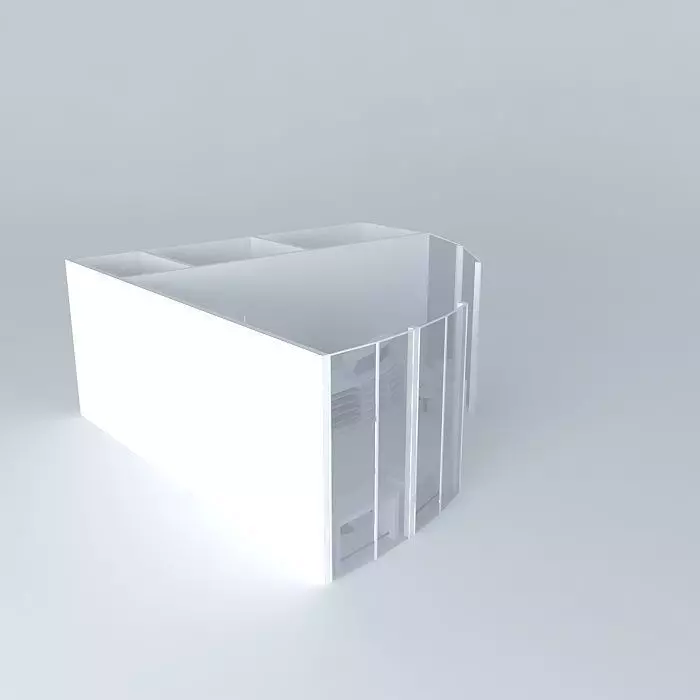 petrol cabinet Free 3D model_0