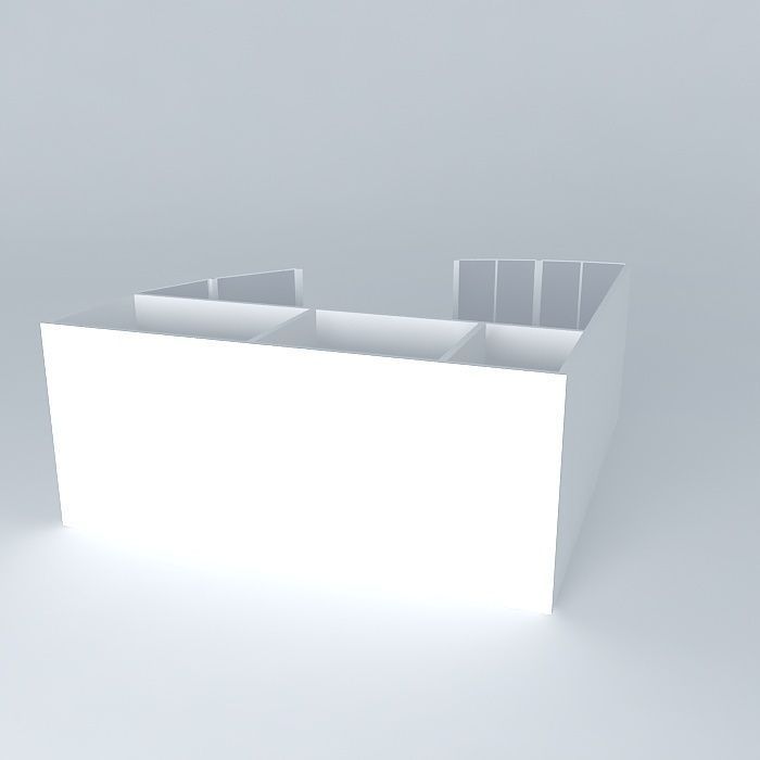 petrol cabinet Free 3D model_1