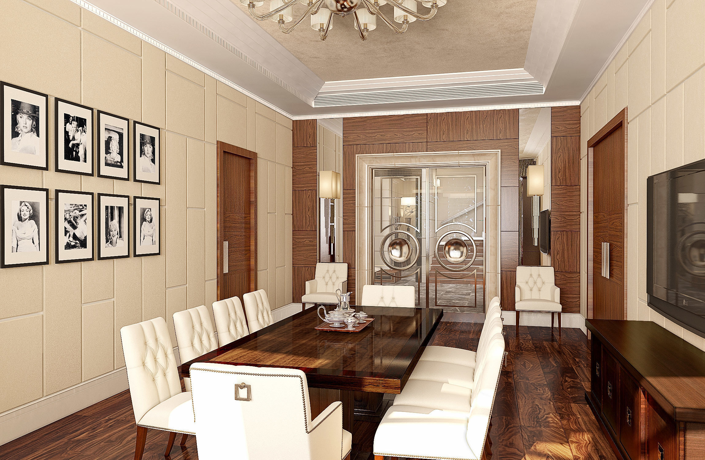 House Liveroom Interior 3D model_1
