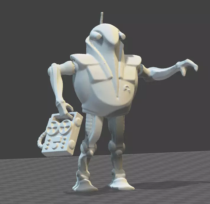 Atlantic DYNATLON robot figure 3D print model_0