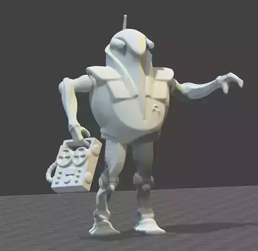 Atlantic DYNATLON robot figure 3D print model