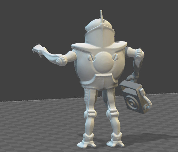 Atlantic DYNATLON robot figure 3D print model_1