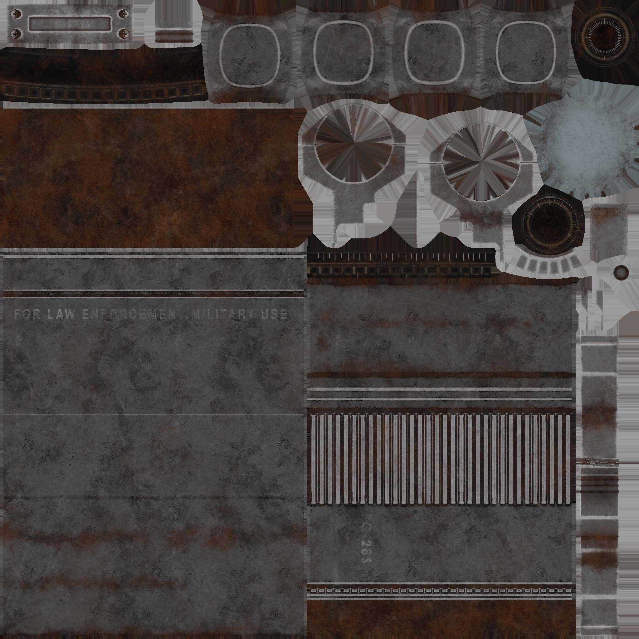 Whisp rifle Low-poly 3D model_12